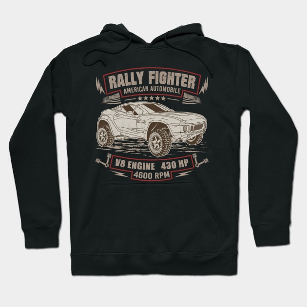 Off Road Crossover Rally Fighter Hoodie by Guyvit